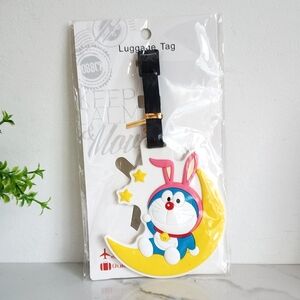 🌙Doraemon Cartoon Cat Bunny Moon Luggage Tag Travel Bag Identifier Silicone